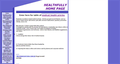 Desktop Screenshot of healthfully.org